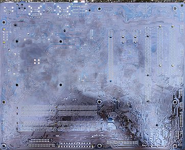 Asus P5K WS (back side)