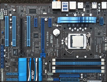 Asus P8P67 LE (front side)
