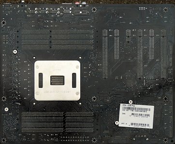 MSI X79A-GD45 Plus (back side)