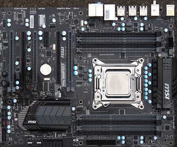 MSI X79A-GD45 Plus (front side)