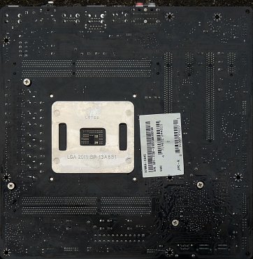 MSI X79MA-GD45 (back side)