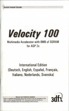 3dfx Velocity 100 rev. A1 gallery