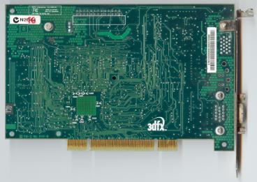 3dfx Voodoo3 3000 PCI SDR (back side)