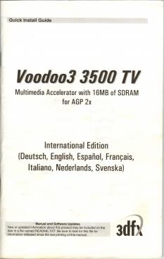 3dfx Voodoo3 3500 TV gallery