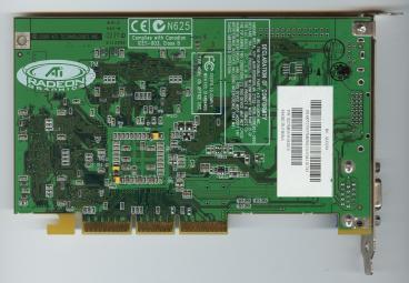 ATi Radeon 256 SDR (back side)