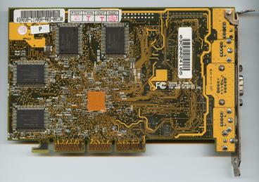 Asus GeForce 256 DDR (back side)