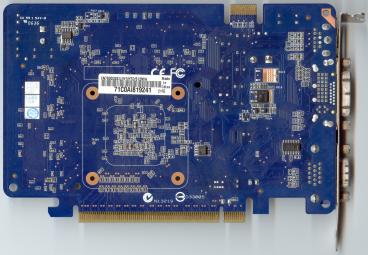 Asus GeForce 7600 GS (80nm) (back side)