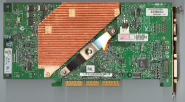 Asus GeForce FX 5800 Ultra (back side)