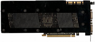 Asus GeForce GTX 260 (back side)
