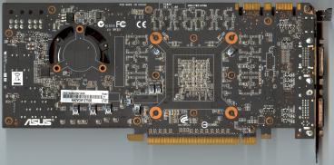 Asus GeForce GTX 465 (back side)