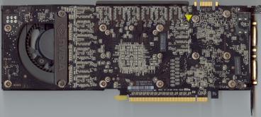Gigabyte GeForce GTX 295 (back side)