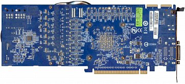 Gigabyte Radeon HD 6950 OC (1 GB) (back side)