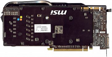 MSI GeForce GTX 770 (4 GB) (back side)