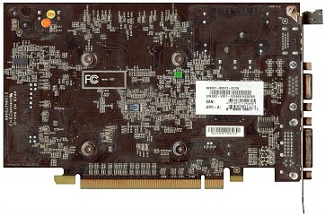 MSI GeForce GT 240 (back side)
