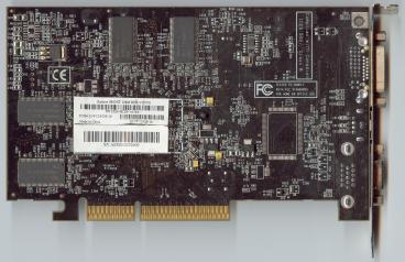 Sapphire Radeon 9600 XT (back side)