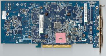 Sapphire Radeon HD 3850 AGP (back side)