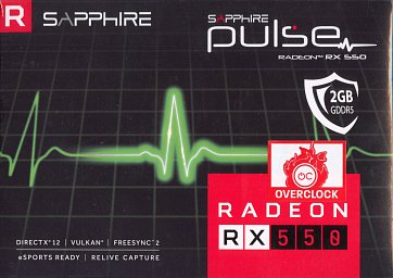 Sapphire Radeon RX 550 gallery