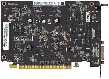 Sapphire Radeon RX 550 (back side)