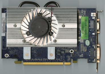 Sapphire Radeon X1600 XT (back side)