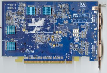 Sapphire Radeon X700 pro (back side)